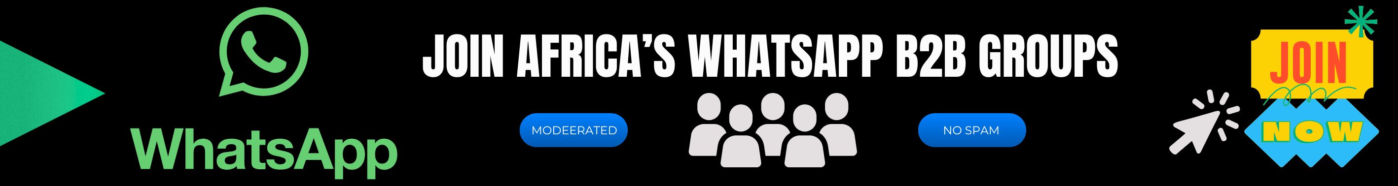 Africa B2B WhatsApp Groups Join