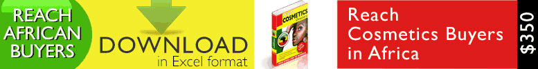 Africa Cosmetics Importers Database