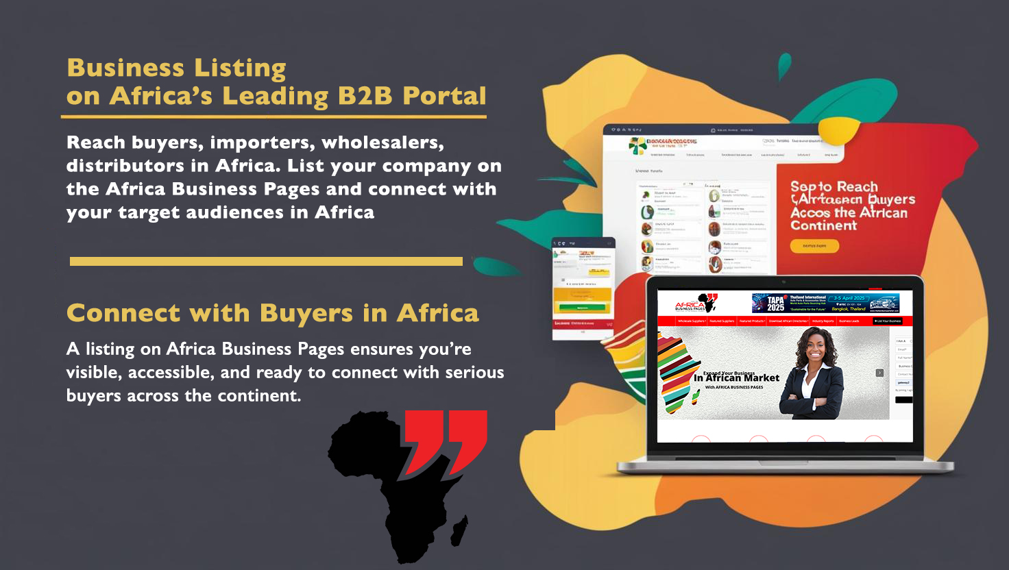 Business Listing on Africa Business Pages: Reach Buyers in Africa